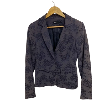 Sportsgirl Womens  Size 12 Grey Floral Blazer