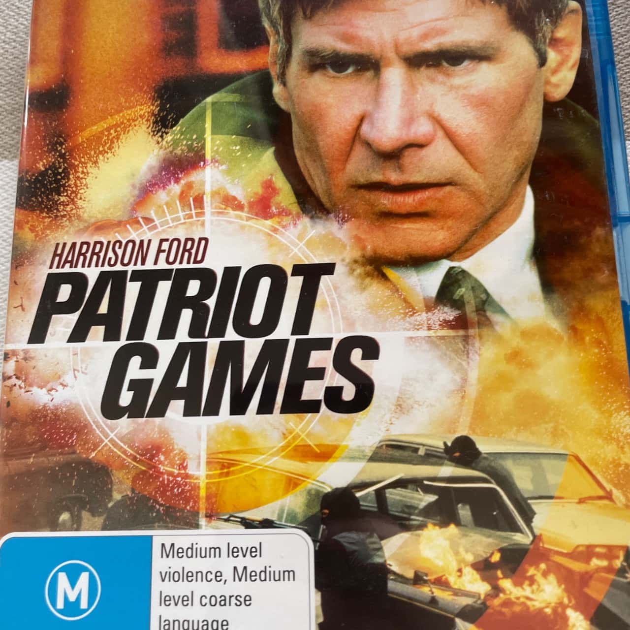Patriot Games Blu Ray