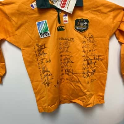 Canterbury Wallabies 1995 Rugby World Cup Signed Jersey