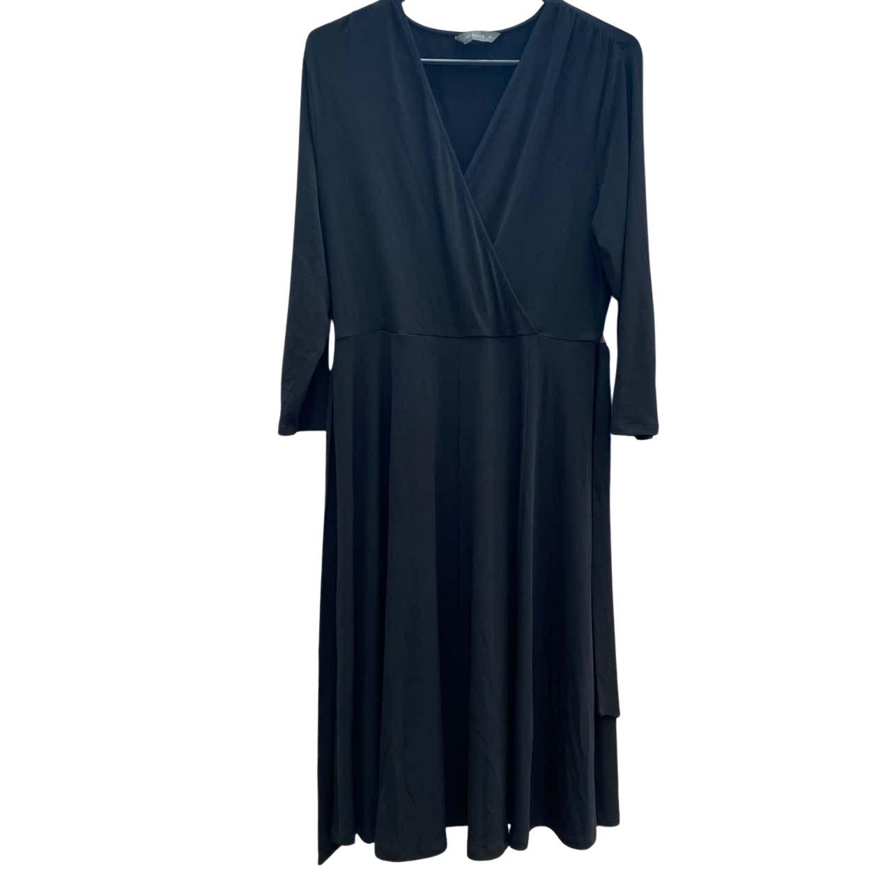 Jacqui E Wrap Dress - Elegant Blue Pattern Size 14 New With Tags main image 1