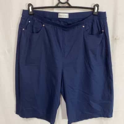 Fella Hamilton Womens  Size 18 Shorts Navy Blue 