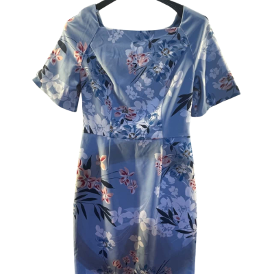 Review Womens  Size 10 Casual Dress Blue floral details