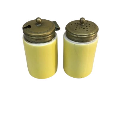 Vintage Yellow Salt and Pepper Shakers