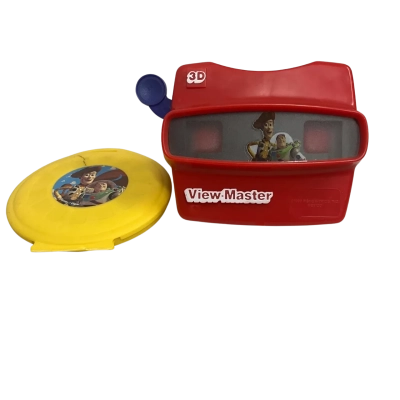 Red View-Master Stereoscopic Slide Toy