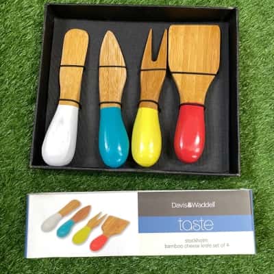 Davis&Waddell Taste Bamboo Cheese Knife Set of 4