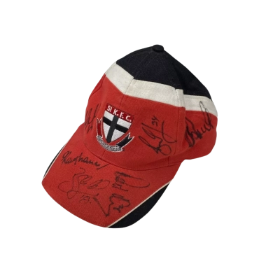 Signed Saint Kilda Football Club Cap- Good used condition.
