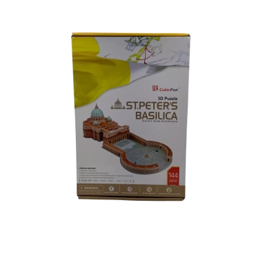 St.Peter’s Basilica 3D Puzzle 144 Pieces All Included Toy1