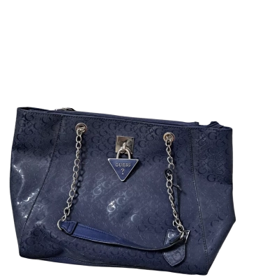 Guess Womens Handbag Navy Blue 