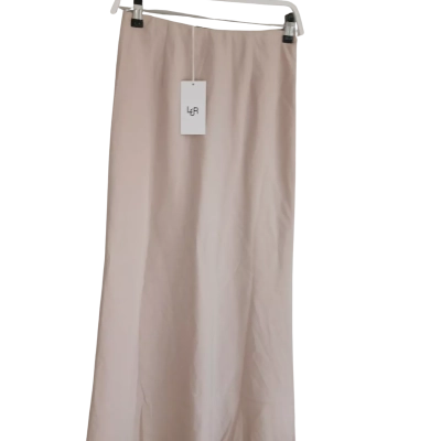 Lulu & Rose Women's  Size S Midi Skirt Beige 
