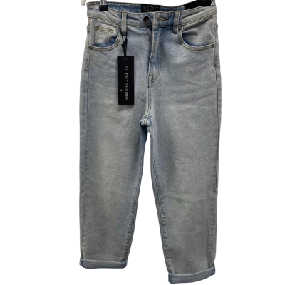Silent Theory Womens  Size 6 Straight Leg Jeans Blue 