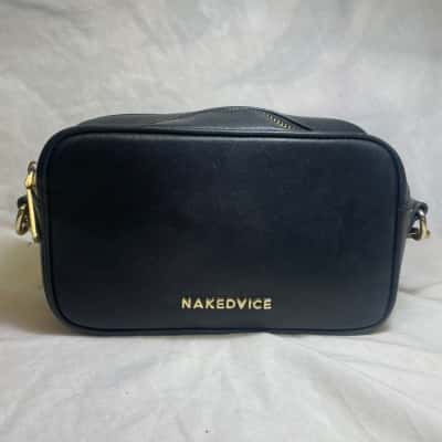 Nakedvice Cross Body Bag Black  
