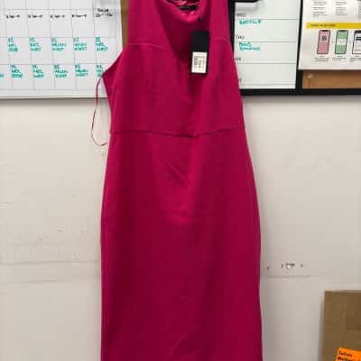 Portmans Womens Size 18 Midi Dress Pink  