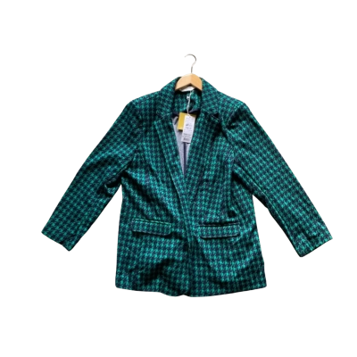 Taking Shape Virtuelle Green Knitted Blazer