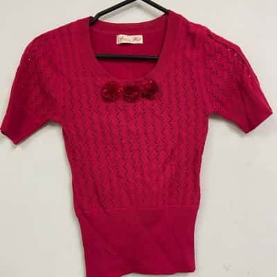 Alannah Hill Kids  Size 6 Jumpers & Cardigans Pink  