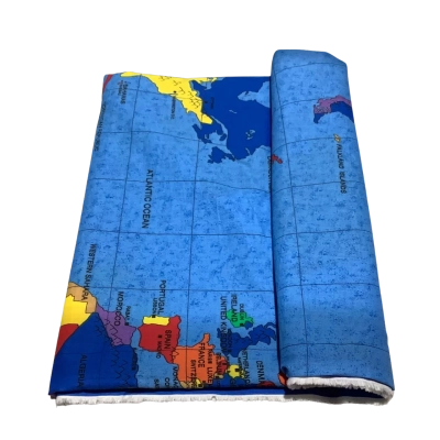 2 Panels 1 World Map 40 x 184 cm       FAB2