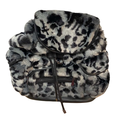 Killstar Womens Backpack Snow Leopard Print