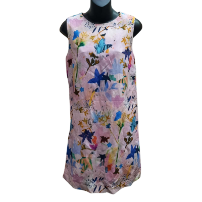 GORMAN X KAITLIN JOHNSON Pink Wildflower Sleeveless Dress Size 8