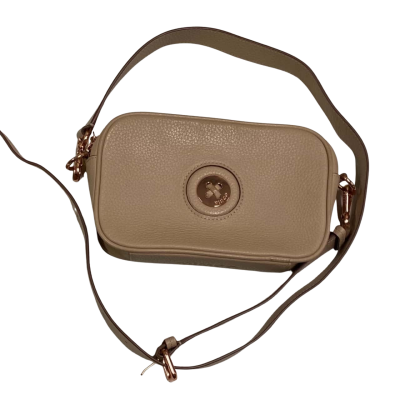 Mimco Light Brown, Rose Gold Accent, Leather Bag