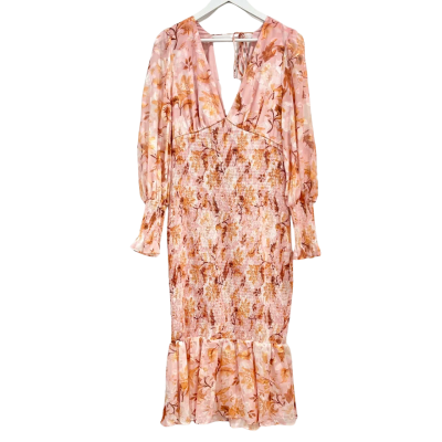 Esther & Co Floral Dress Long Sleeve Dress Size  16