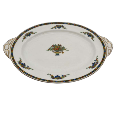 Vintage Johnson Bros ‘Pareek’ Oval Serving Plate 