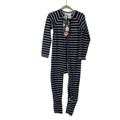 BNWT Bonds wondersuit Size 3 Onesie Navy Blue / Striped 