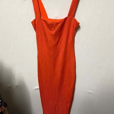 Kookai Womens  Size 1 Orange Dress