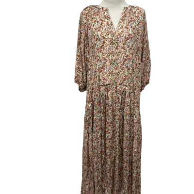  FRIA Womens  Size 16 Maxi Dress Floral 