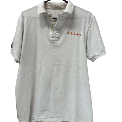 Paul Smith Mens Size L Short Sleeve Shirt White “Mini Cooper”