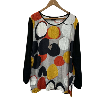Marco Polo Womens Size 18 Long Sleeve Top Multicoloured 