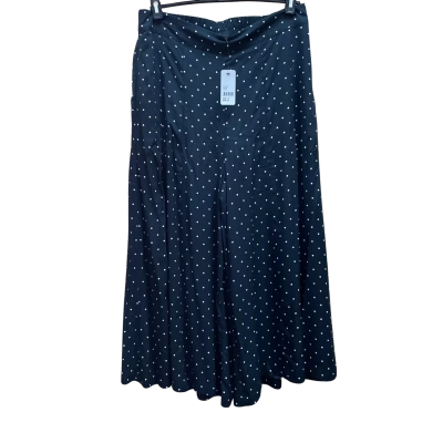 Sportsgirl Womens  Size 16 Casual Pants Navy Blue / Polka Dot / White 