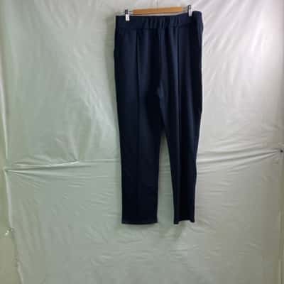 White Feather / Noni B Womens Size L Track Pants Navy Blue BNWT