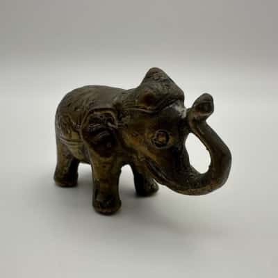 Miniature Brass Elephant 