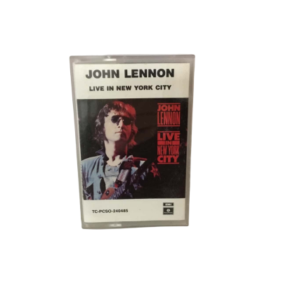 Vintage John Lennon Live In New York City Cassette  Tape