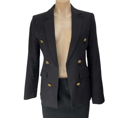 AJE Womens Size 8 black Blazer 