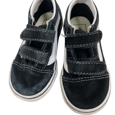 Vans Kids Shoes Black  / White Size 23.5/6.5