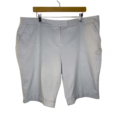 Dorothy Perkins Womens Shorts Size US 16 Grey / Off White 