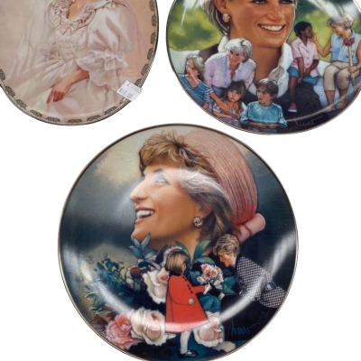Diana Princess of Wales plates