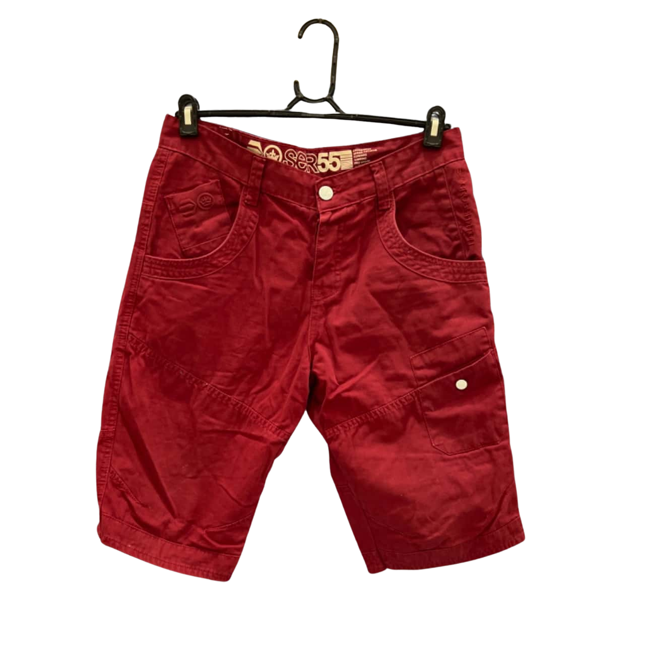 Crosshatch Mens Red Shorts Size 32
