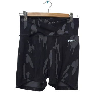 Echt Womens  Size L Bike Shorts Black  / Grey / Pattern 