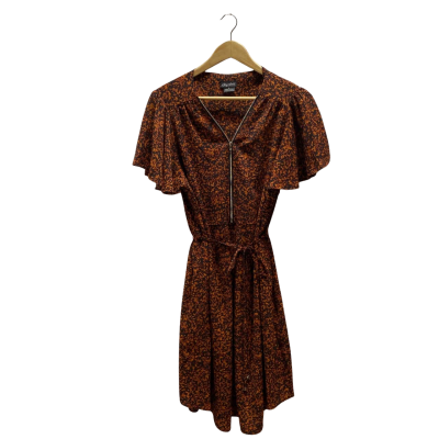 City Chic Womens  Size S Black  / Burnt Orange Dress