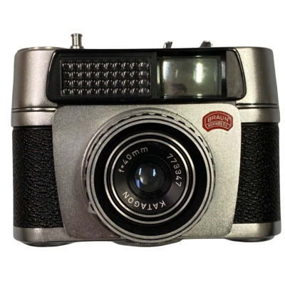 Vintage BRAUN Paxette Electromatic Film Camera with Leather Case