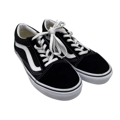 Vans Kids White & Black Size US 4