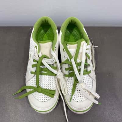 Crocs Golf Drayden by Hank Haney Mens  Size M10 Sneakers Green / White 