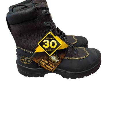  Mens  Size 11 Boots Black  / Brown Oliver AT'S Safety Boot