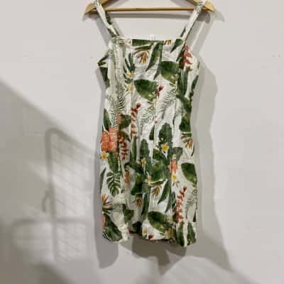 Just Jeans Paradise Garden Dress Womens  Size 8 Floral RRP $99.95