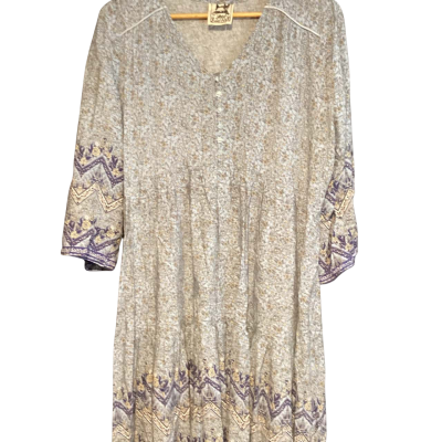Jaase boho dress  Size S Floral / Navy Blue 