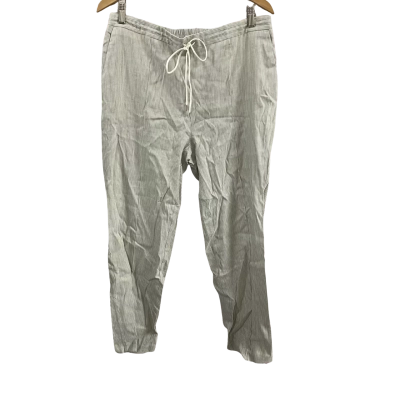 Sportscraft Womens  Size 12 Rosie Stripe Pants White/Green