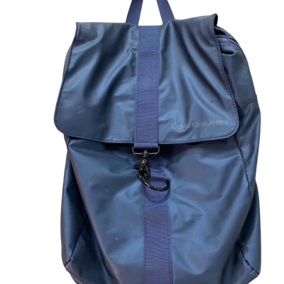 Calvin Klein Unisex Backpack Blue Metalic