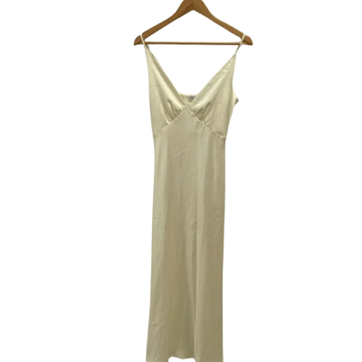 Gingerlilly Freda Ivory Satin Nightie.  Size XS.  New without tags