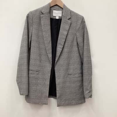Carolina Belle  Womens  Size S Blazer Black  / Checked / White 